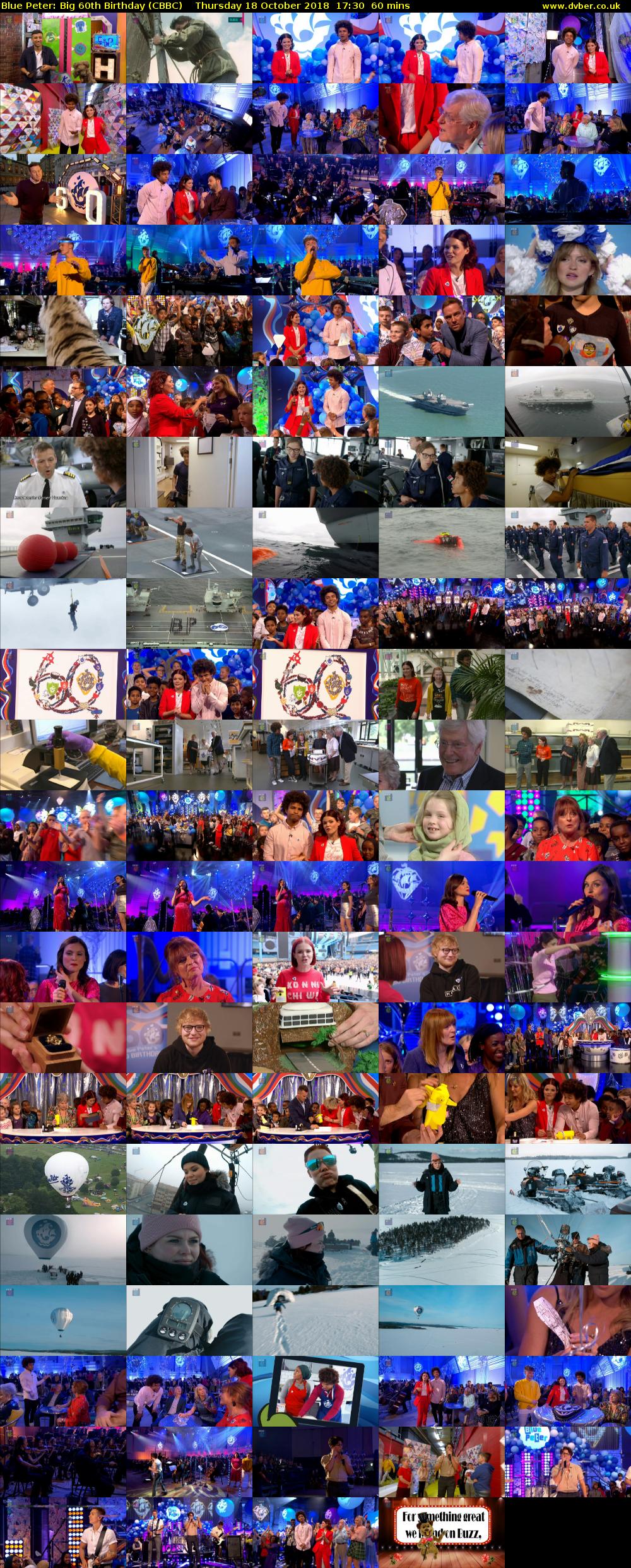 Blue Peter: Big 60th Birthday (CBBC) Thursday 18 October 2018 17:30 - 18:30