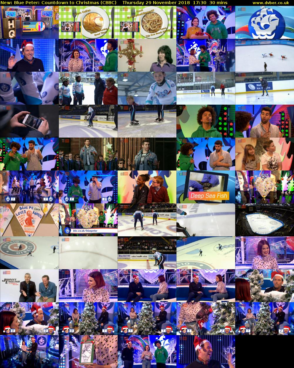 Blue Peter: Countdown to Christmas (CBBC) Thursday 29 November 2018 17:30 - 18:00