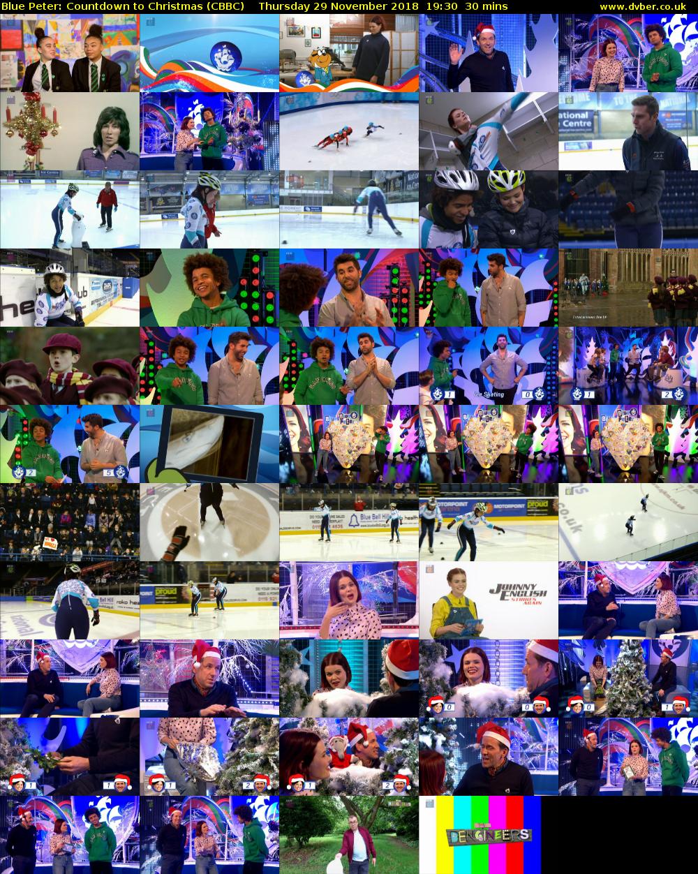 Blue Peter: Countdown to Christmas (CBBC) Thursday 29 November 2018 19:30 - 20:00