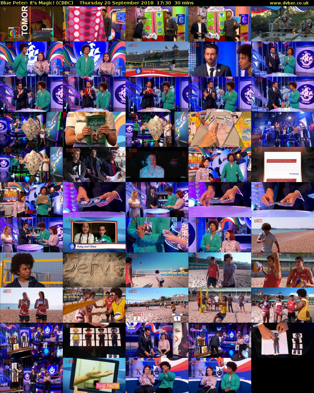 Blue Peter: It's Magic! (CBBC) Thursday 20 September 2018 17:30 - 18:00
