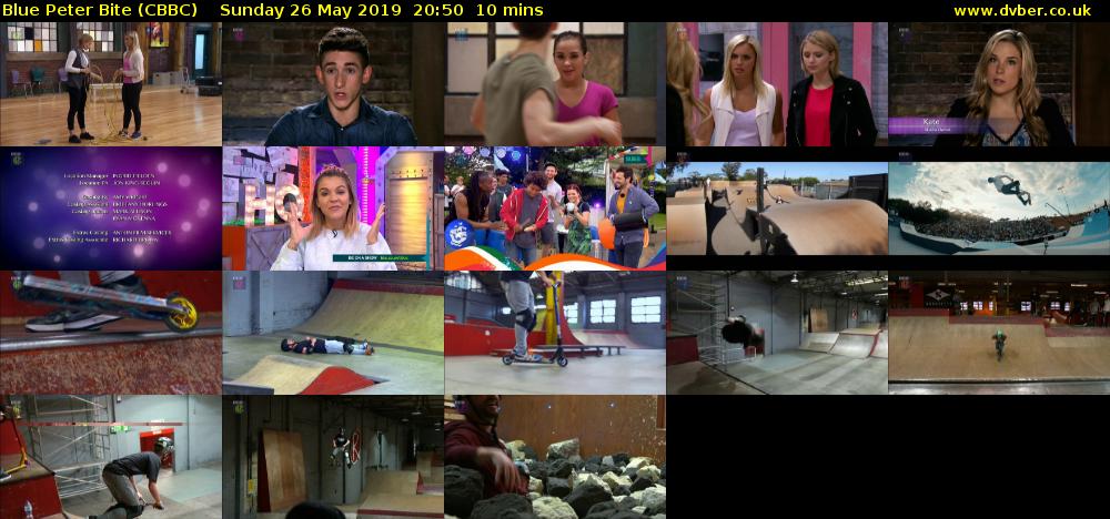 Blue Peter Bite (CBBC) Sunday 26 May 2019 20:50 - 21:00