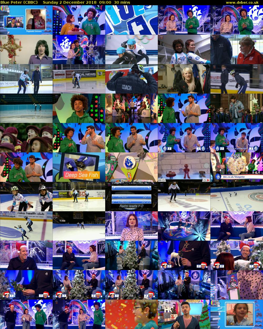 Blue Peter (CBBC) Sunday 2 December 2018 09:00 - 09:30