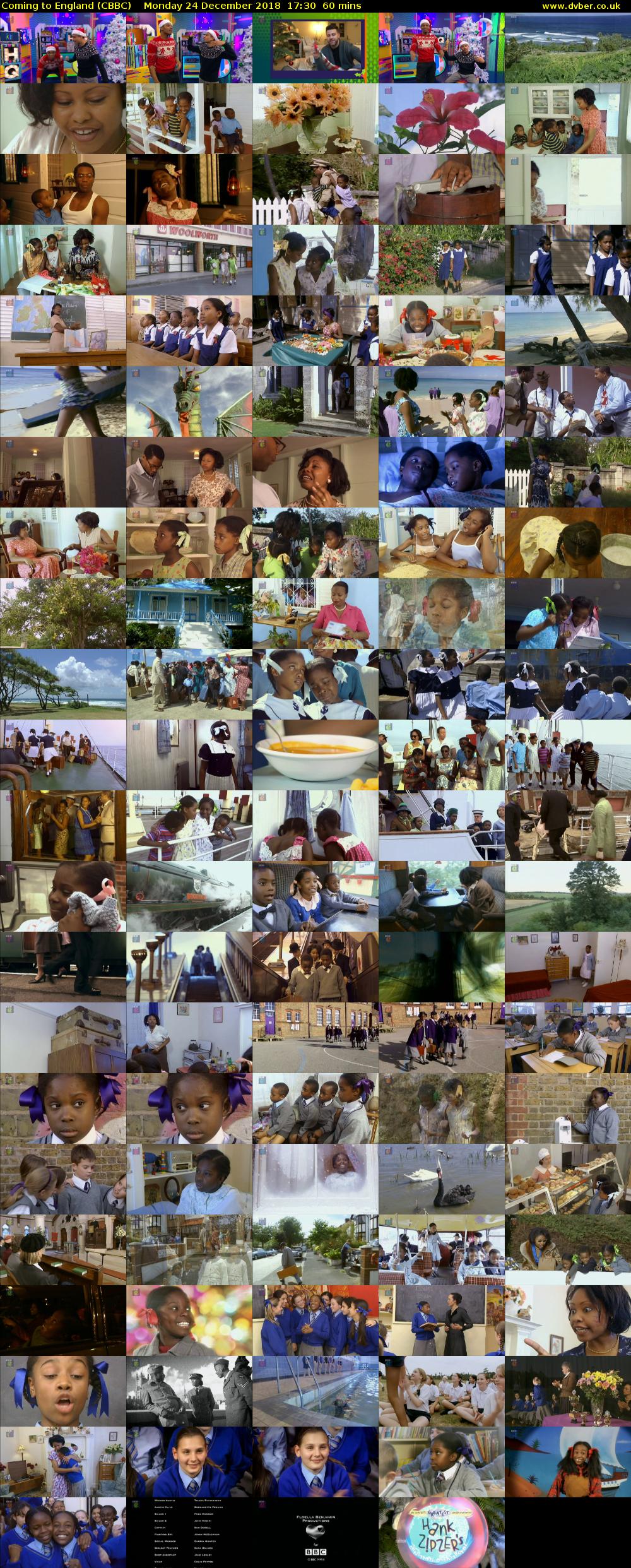 Coming to England (CBBC) Monday 24 December 2018 17:30 - 18:30