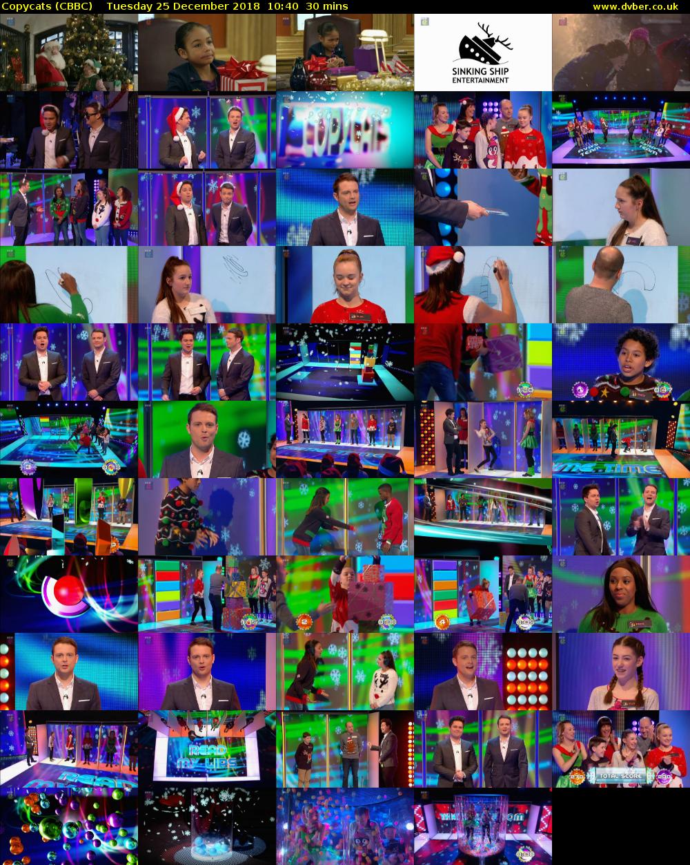 Copycats (CBBC) Tuesday 25 December 2018 10:40 - 11:10