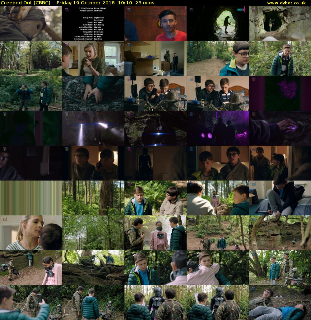 Creeped Out (CBBC) Friday 19 October 2018 10:10 - 10:35