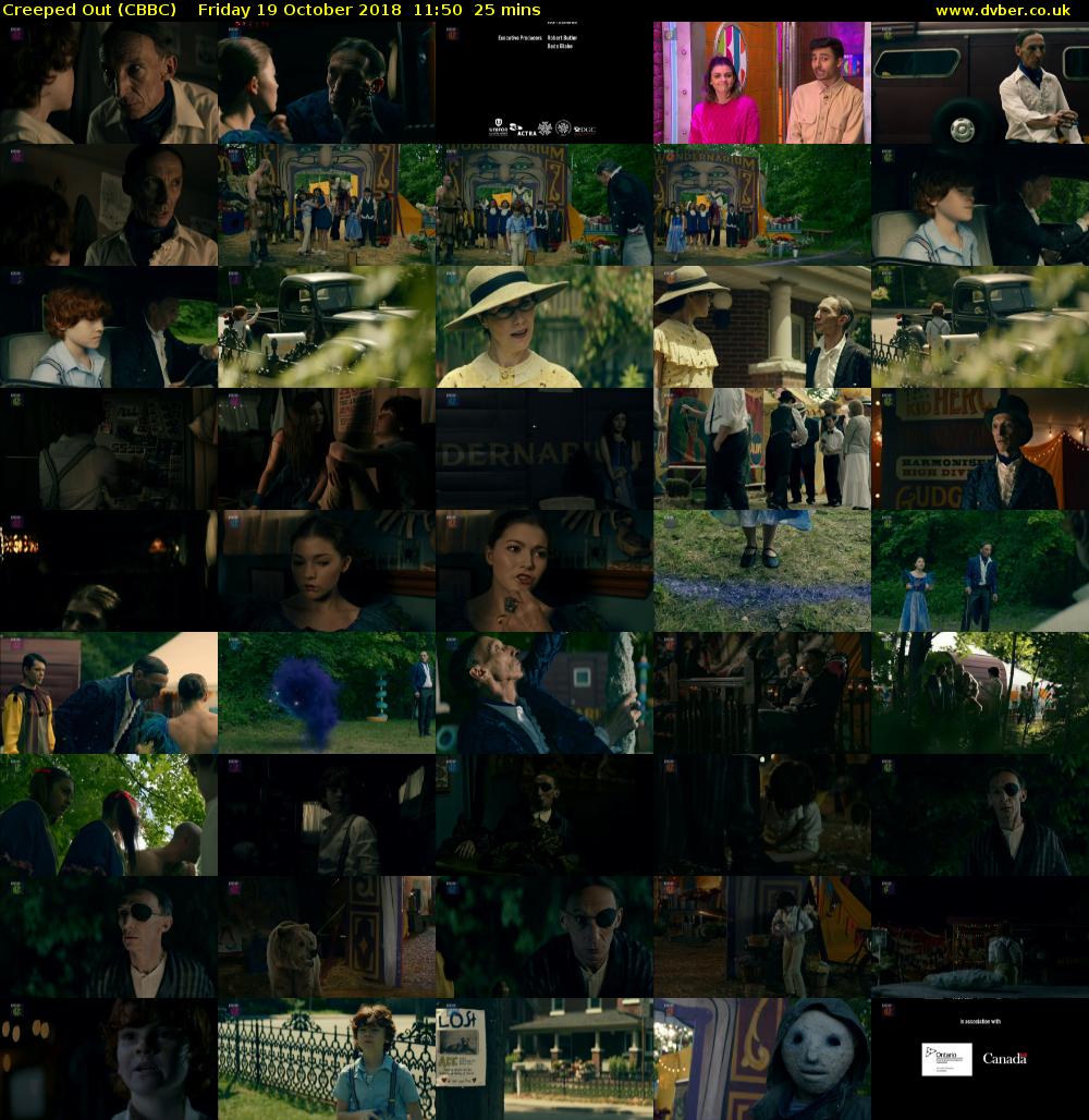 Creeped Out (CBBC) Friday 19 October 2018 11:50 - 12:15