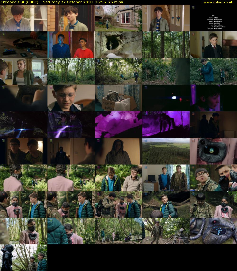 Creeped Out (CBBC) Saturday 27 October 2018 15:55 - 16:20