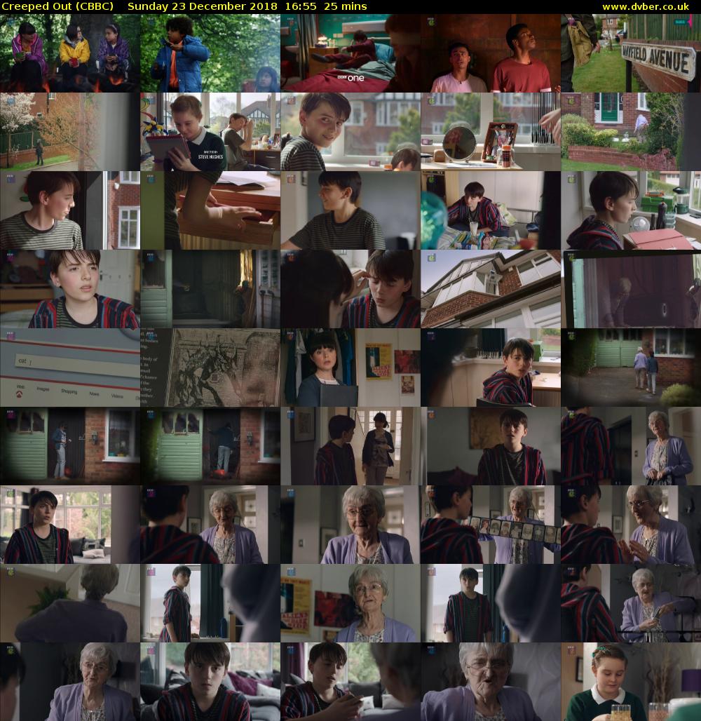 Creeped Out (CBBC) Sunday 23 December 2018 16:55 - 17:20