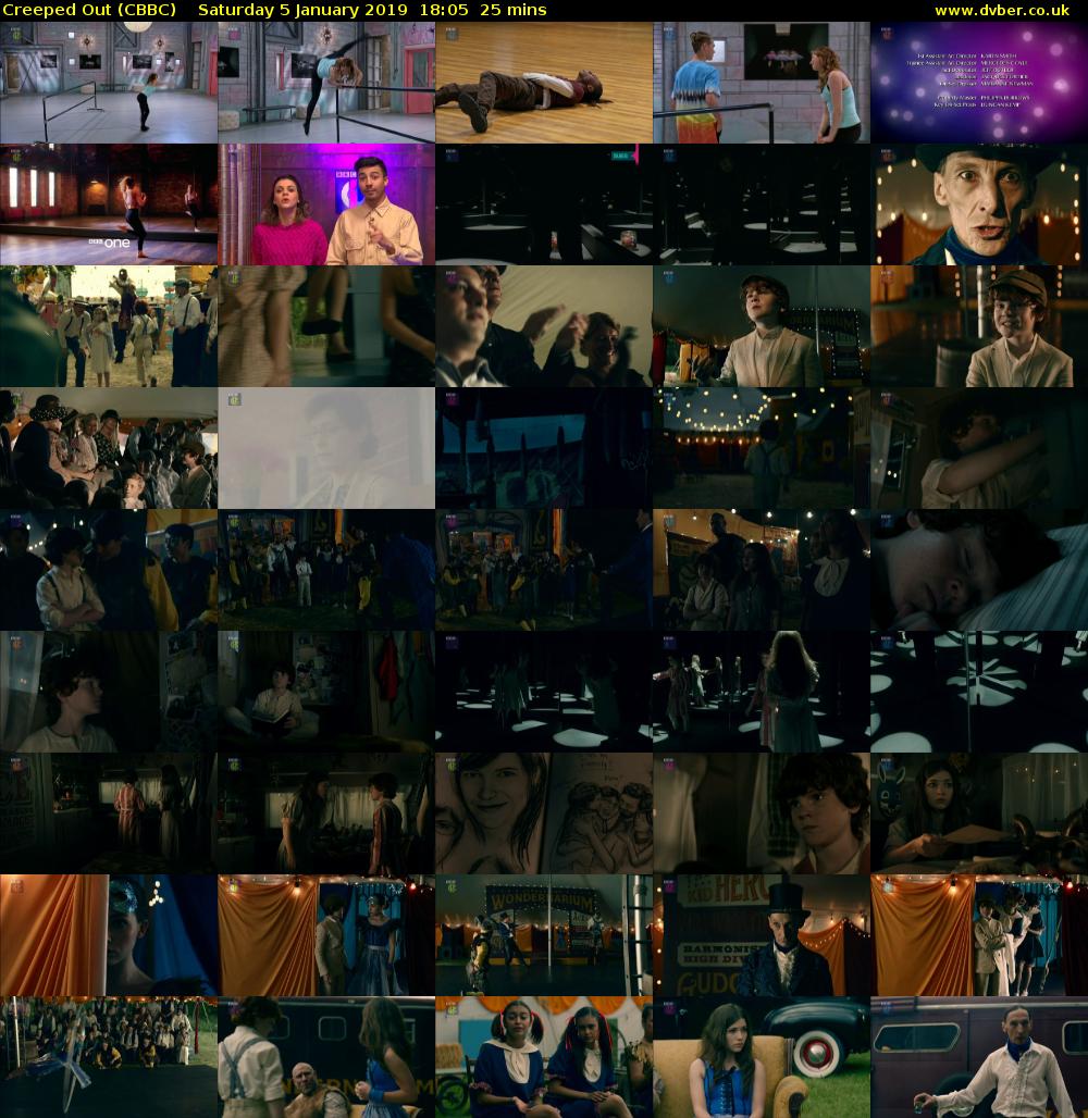 Creeped Out (CBBC) Saturday 5 January 2019 18:05 - 18:30