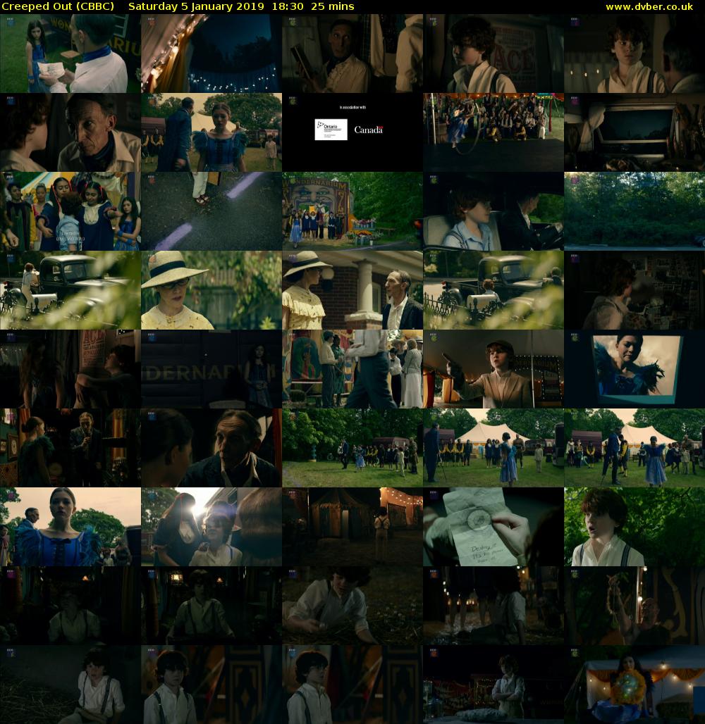 Creeped Out (CBBC) Saturday 5 January 2019 18:30 - 18:55