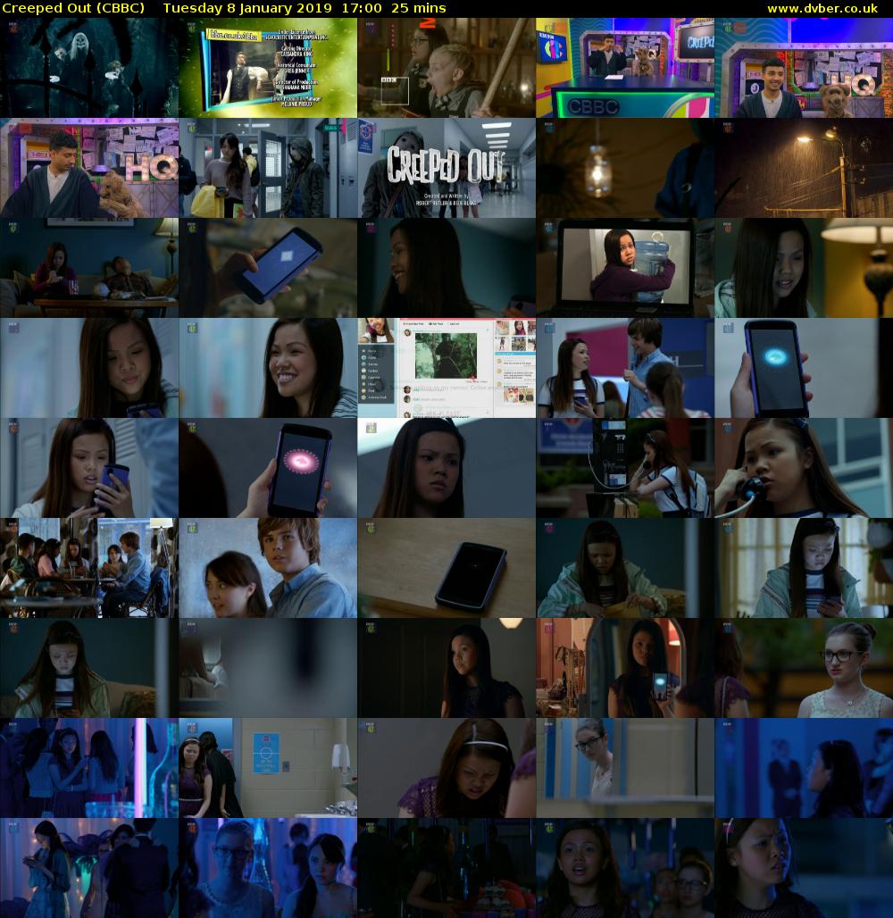 Creeped Out (CBBC) Tuesday 8 January 2019 17:00 - 17:25