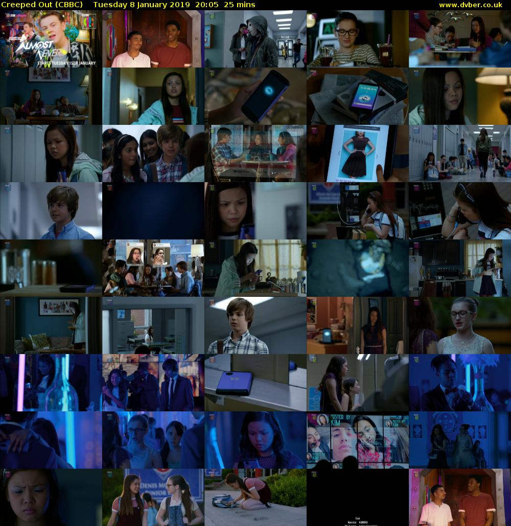 Creeped Out (CBBC) Tuesday 8 January 2019 20:05 - 20:30