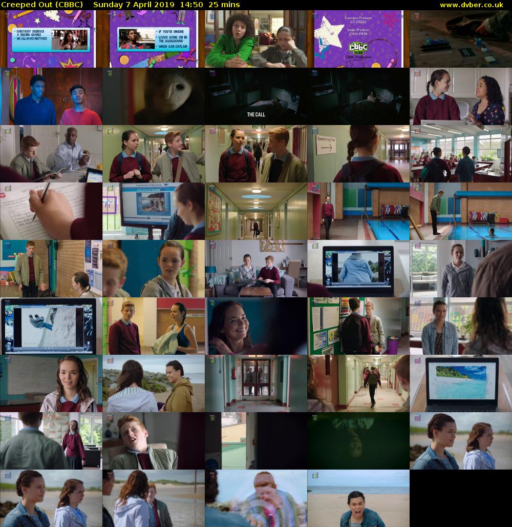 Creeped Out (CBBC) Sunday 7 April 2019 14:50 - 15:15