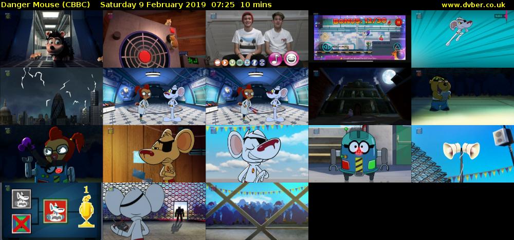 Danger Mouse (CBBC) Saturday 9 February 2019 07:25 - 07:35