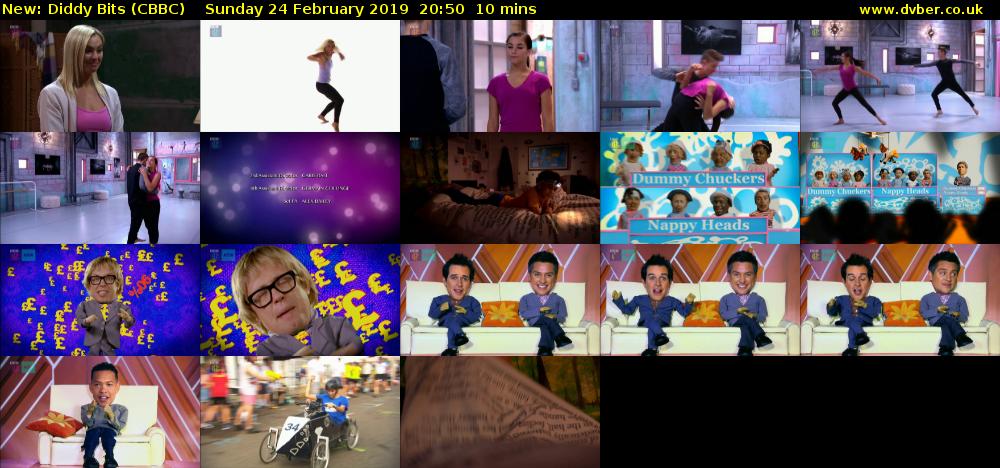 Diddy Bits (CBBC) Sunday 24 February 2019 20:50 - 21:00