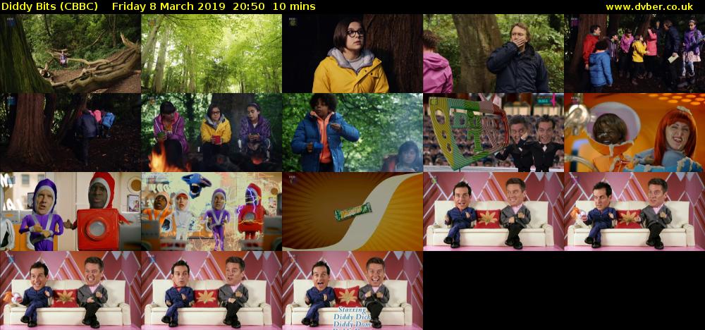 Diddy Bits (CBBC) Friday 8 March 2019 20:50 - 21:00
