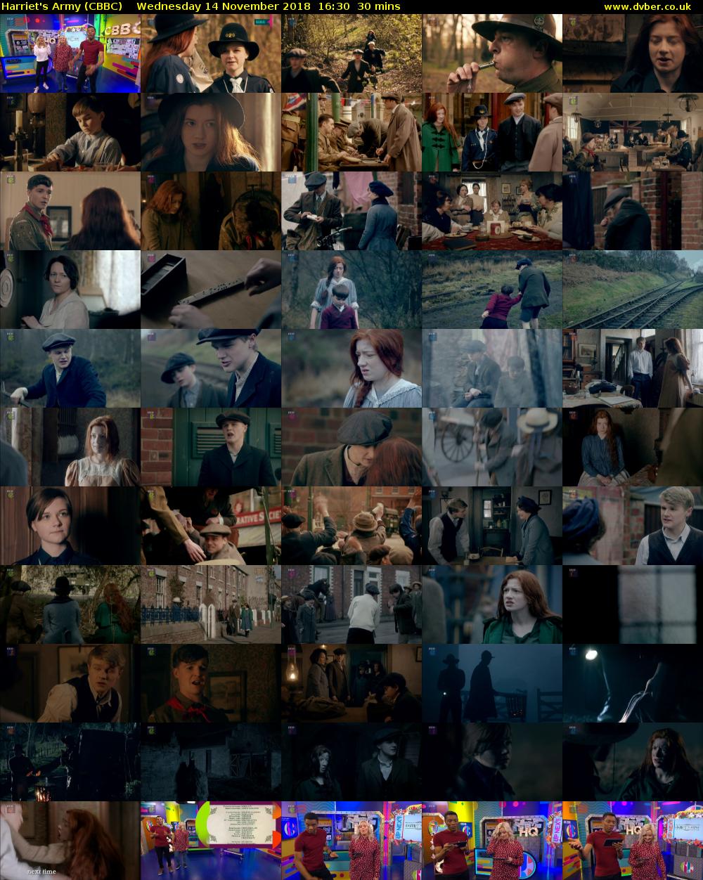 Harriet's Army (CBBC) Wednesday 14 November 2018 16:30 - 17:00