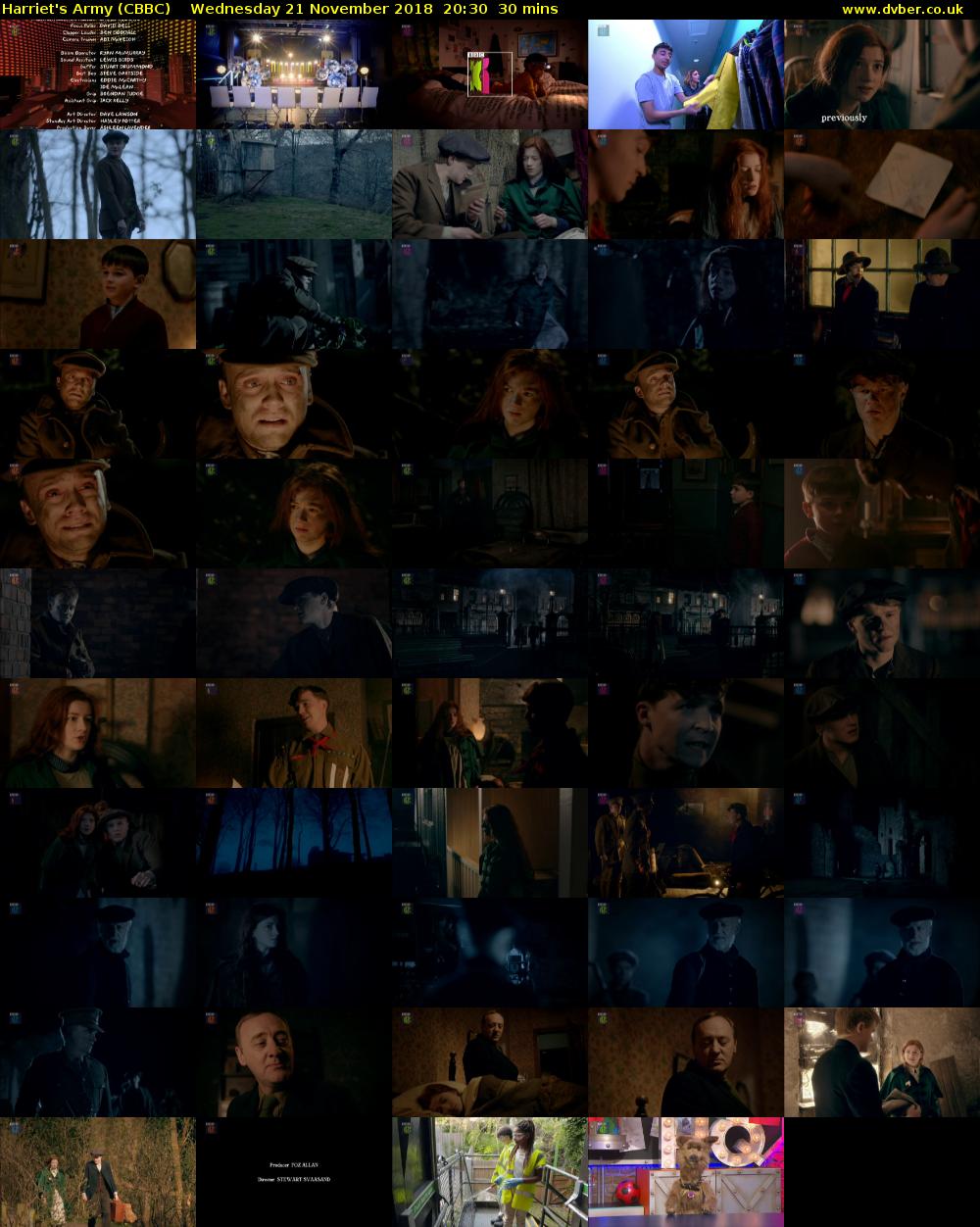 Harriet's Army (CBBC) Wednesday 21 November 2018 20:30 - 21:00