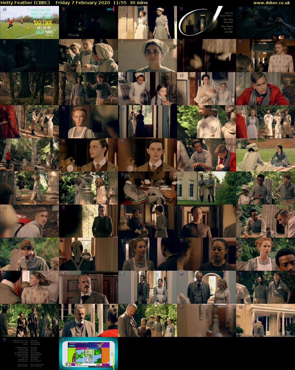 Hetty Feather (CBBC) Friday 7 February 2020 11:55 - 12:25
