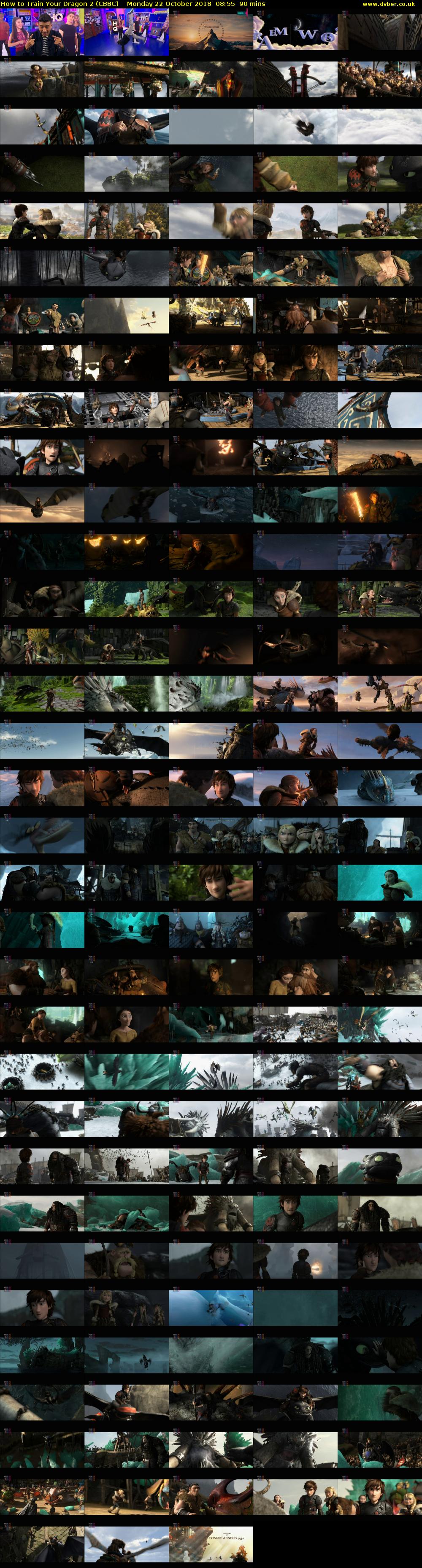 How to Train Your Dragon 2 (CBBC) Monday 22 October 2018 08:55 - 10:25