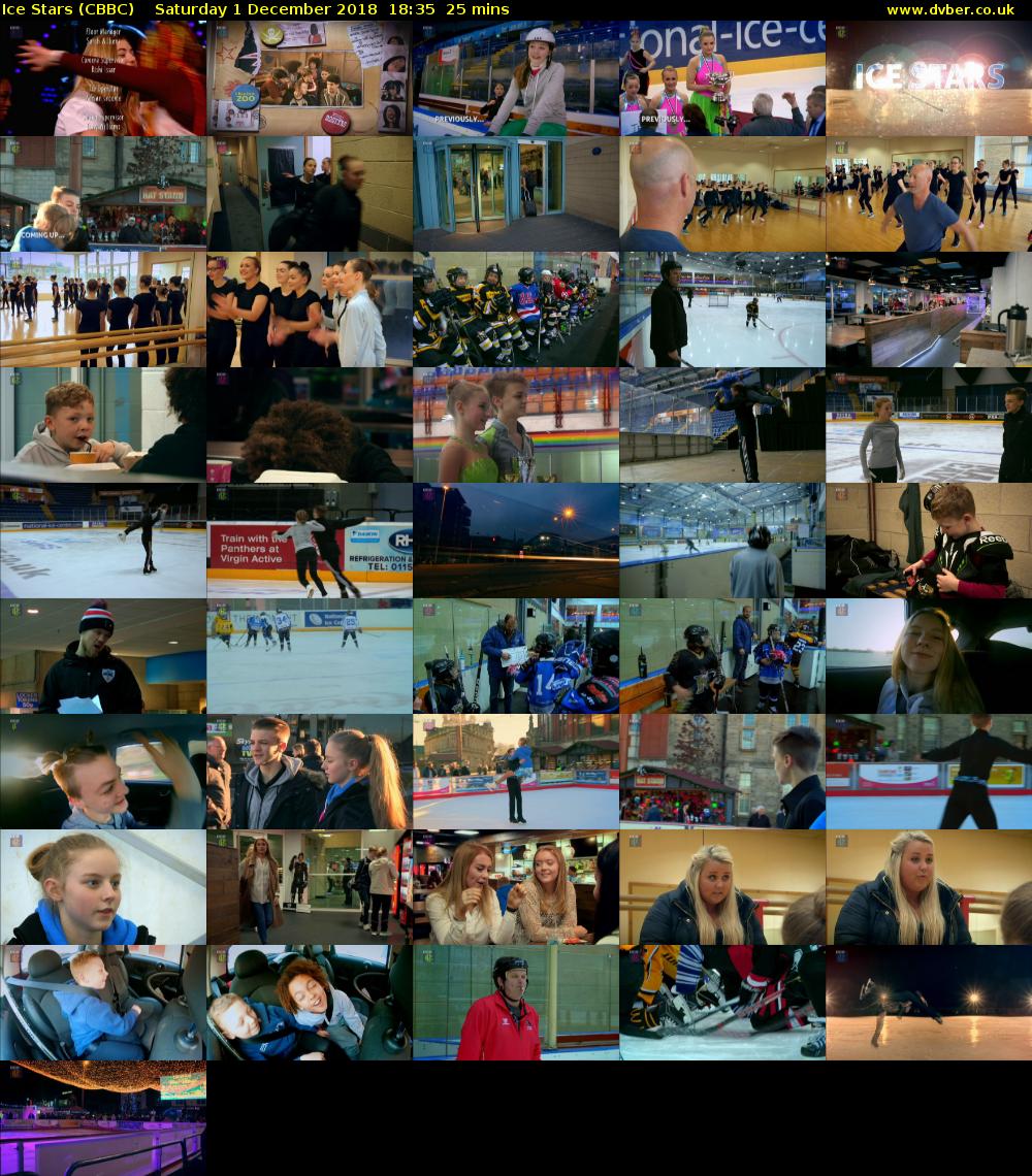 Ice Stars (CBBC) Saturday 1 December 2018 18:35 - 19:00