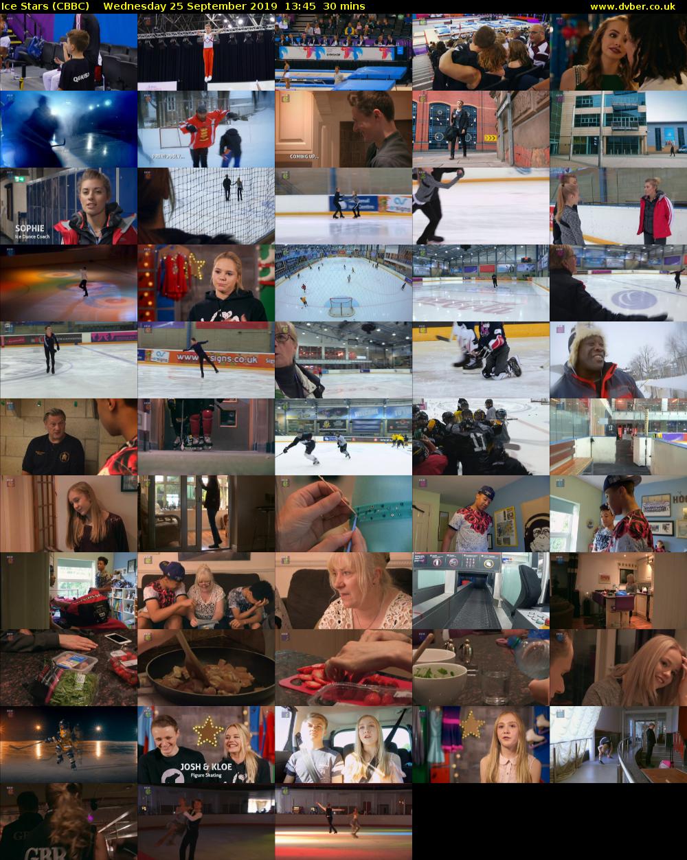 Ice Stars (CBBC) Wednesday 25 September 2019 13:45 - 14:15