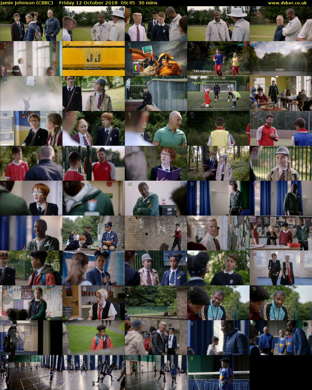 Jamie Johnson (CBBC) Friday 12 October 2018 09:45 - 10:15