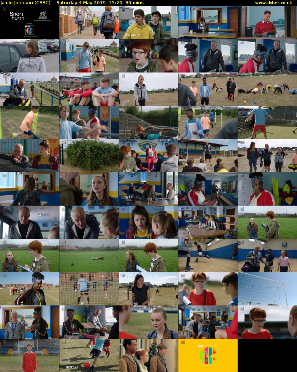 Jamie Johnson (CBBC) Saturday 4 May 2019 15:20 - 15:50