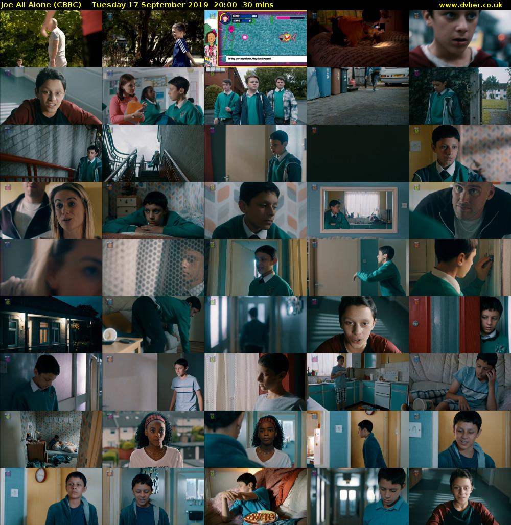 Joe All Alone (CBBC) Tuesday 17 September 2019 20:00 - 20:30