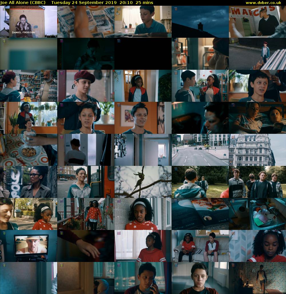 Joe All Alone (CBBC) Tuesday 24 September 2019 20:10 - 20:35