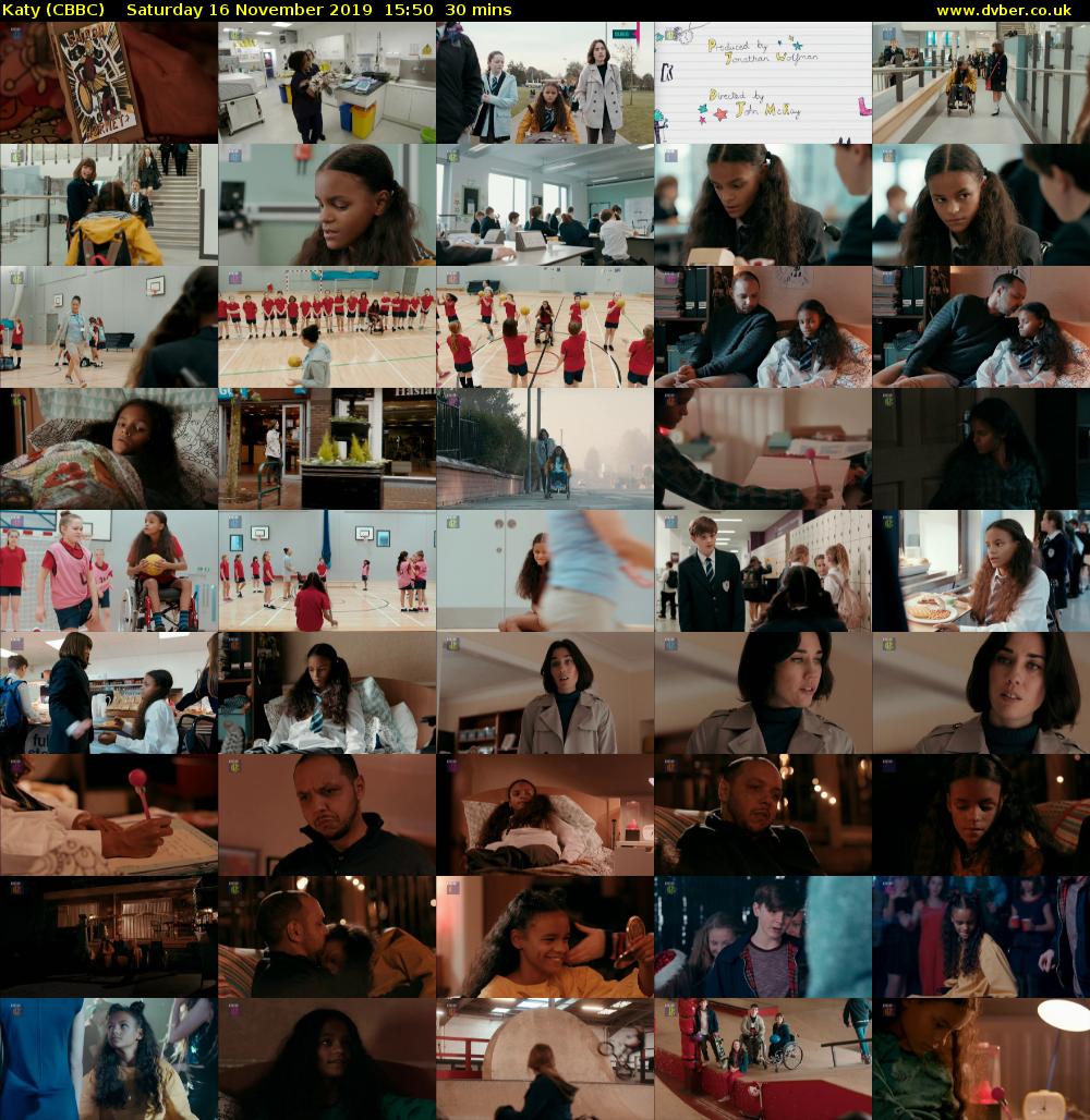 Katy (CBBC) Saturday 16 November 2019 15:50 - 16:20