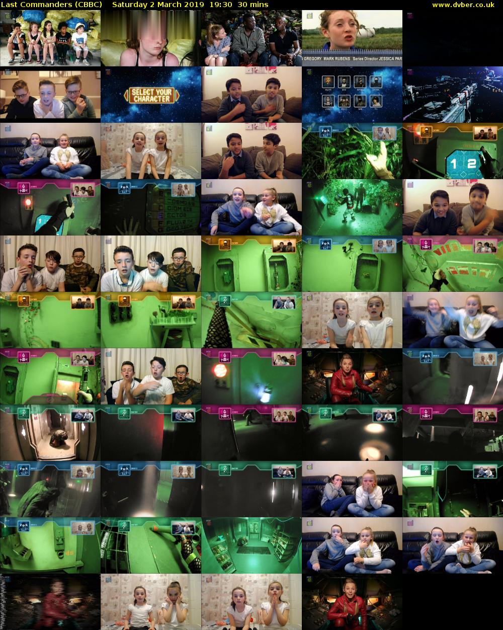 Last Commanders (CBBC) Saturday 2 March 2019 19:30 - 20:00
