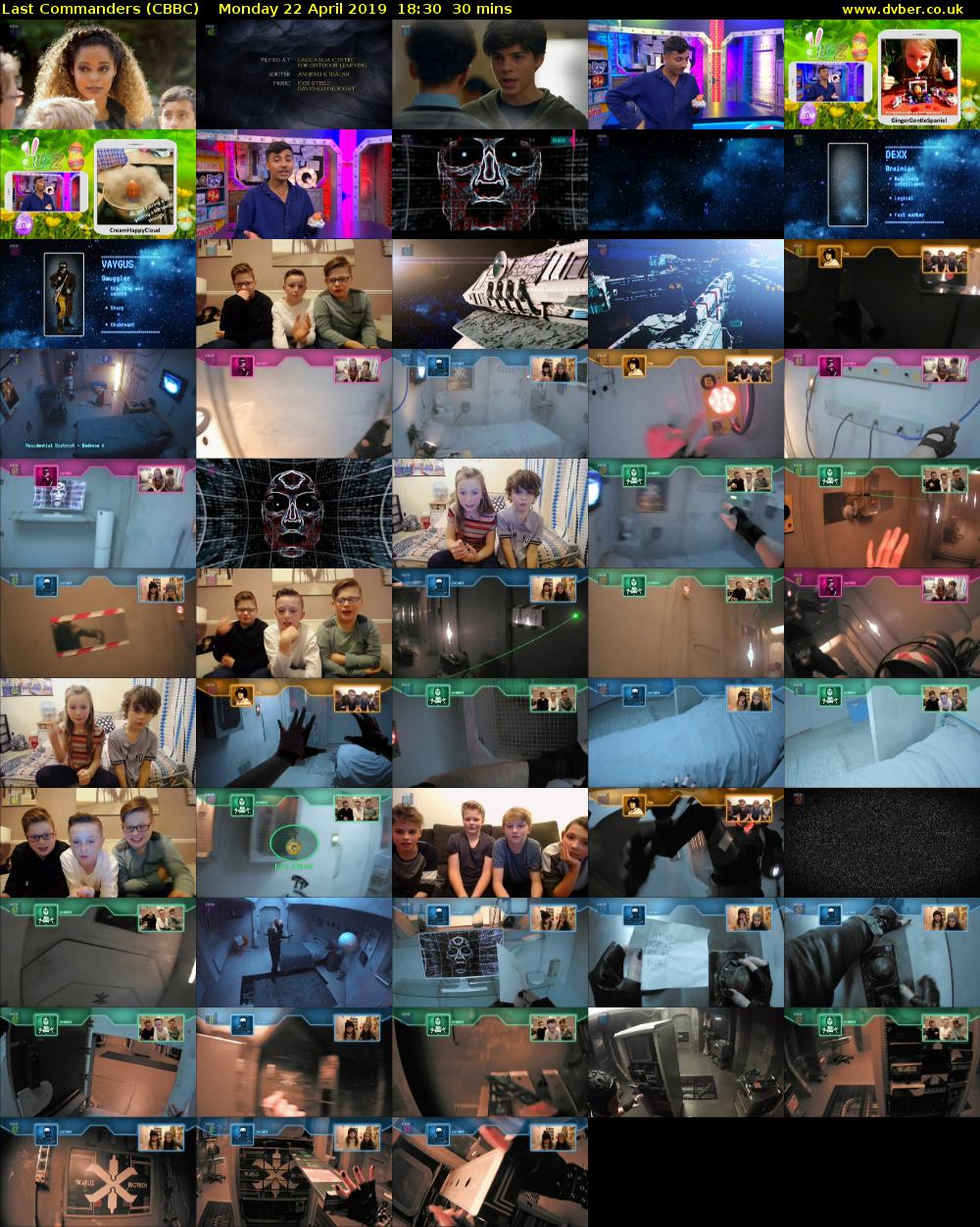 Last Commanders (CBBC) Monday 22 April 2019 18:30 - 19:00