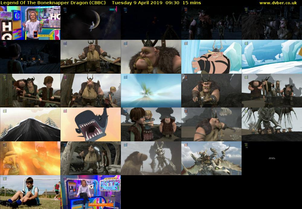 Legend Of The Boneknapper Dragon (CBBC) Tuesday 9 April 2019 09:30 - 09:45
