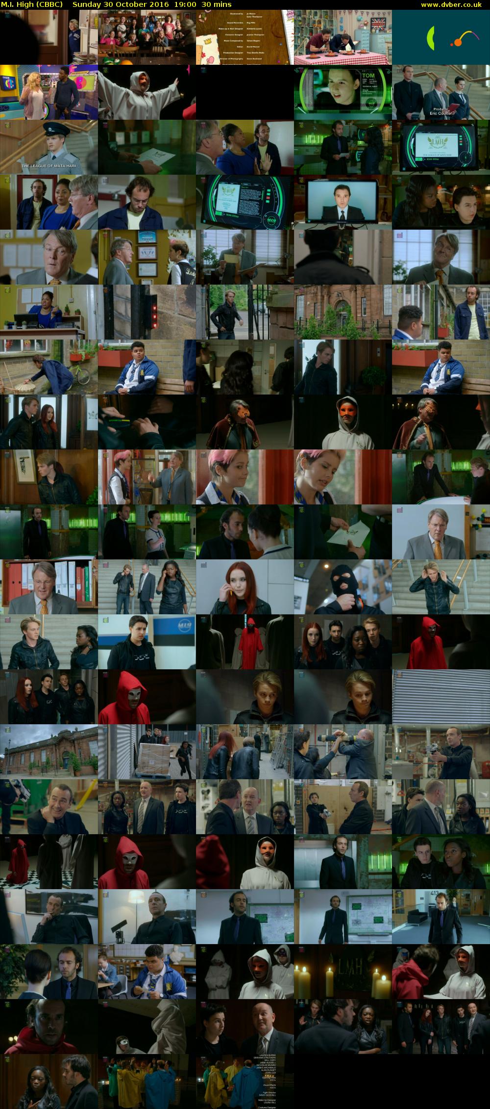 M.I. High (CBBC) Sunday 30 October 2016 19:00 - 19:30