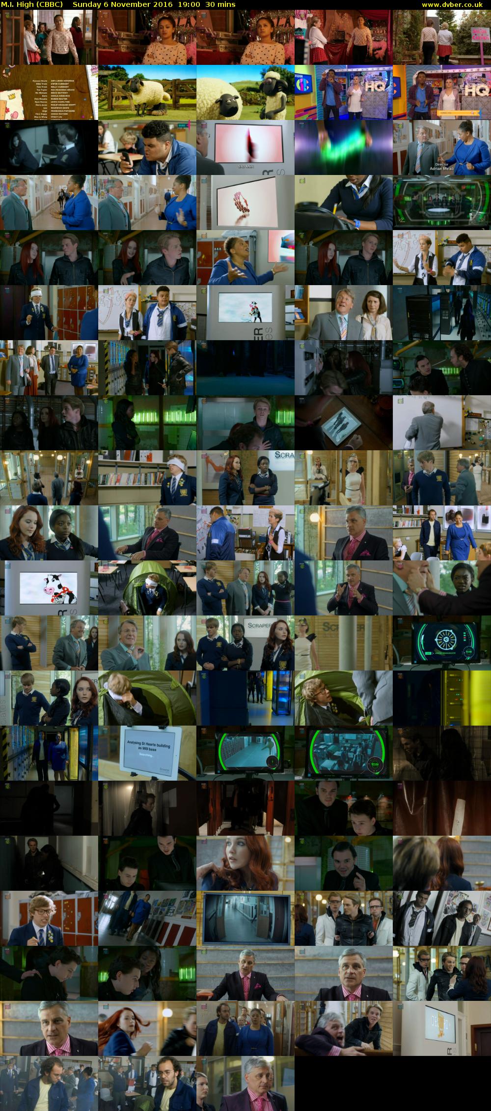 M.I. High (CBBC) Sunday 6 November 2016 19:00 - 19:30