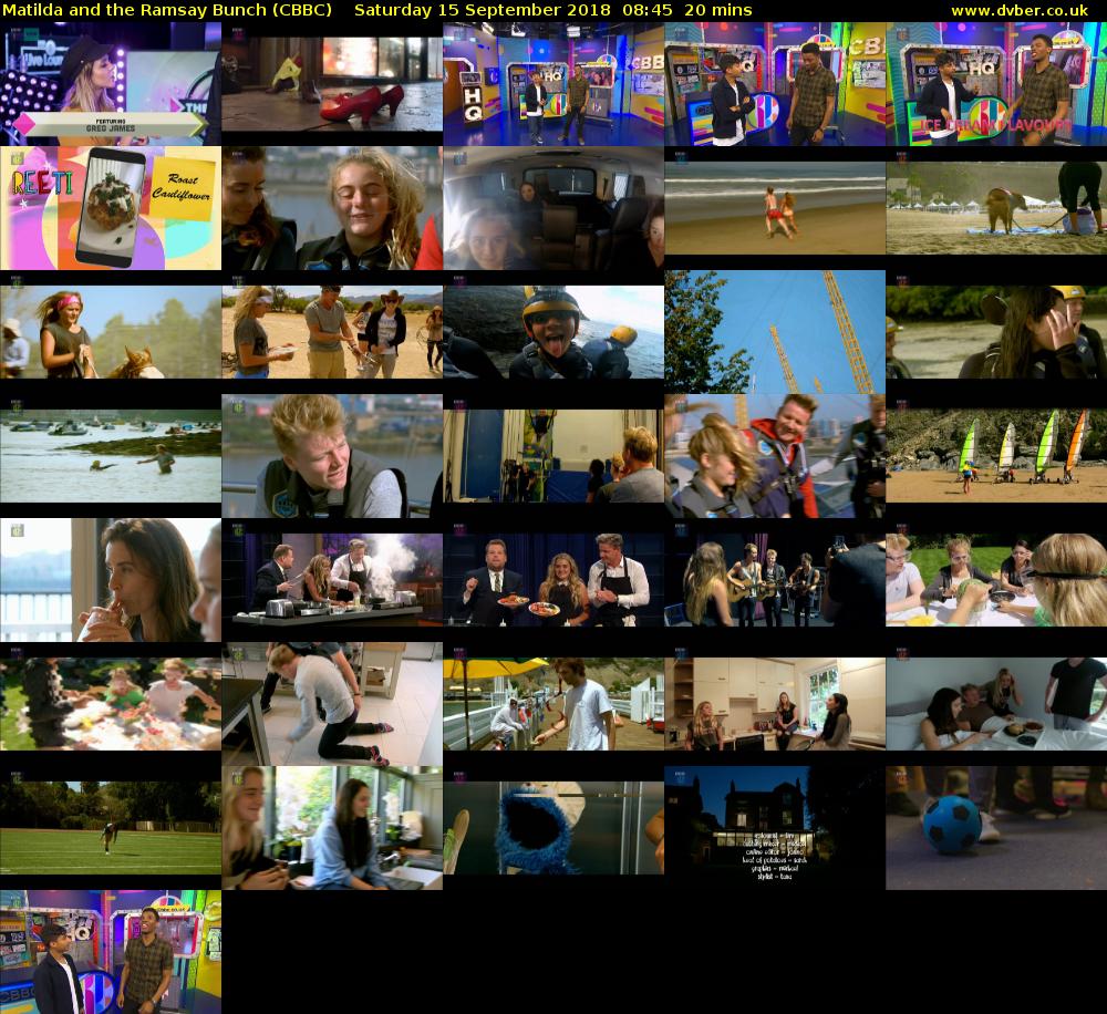 Matilda and the Ramsay Bunch (CBBC) Saturday 15 September 2018 08:45 - 09:05