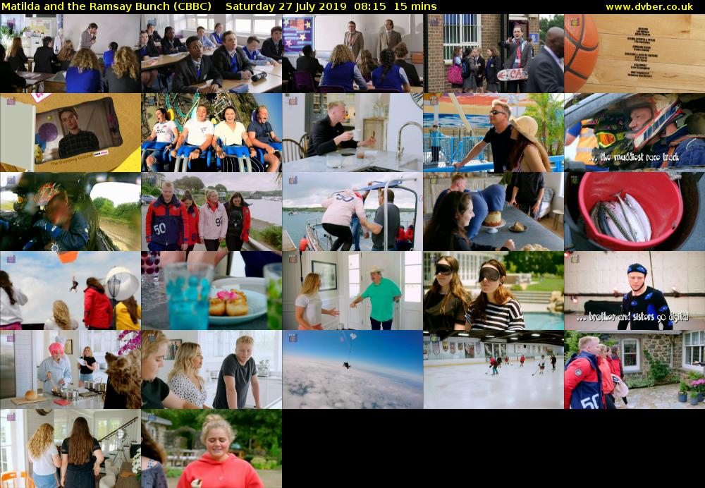 Matilda and the Ramsay Bunch (CBBC) Saturday 27 July 2019 08:15 - 08:30