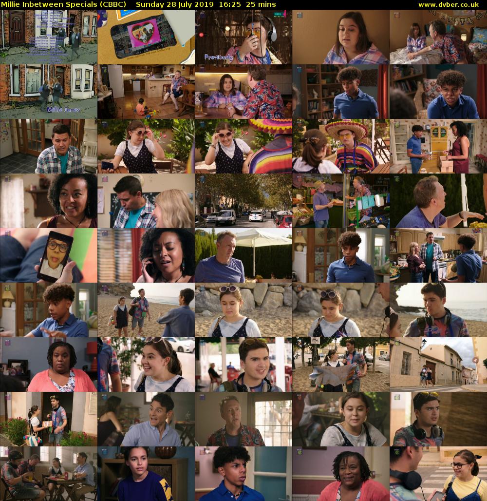 Millie Inbetween Specials (CBBC) Sunday 28 July 2019 16:25 - 16:50