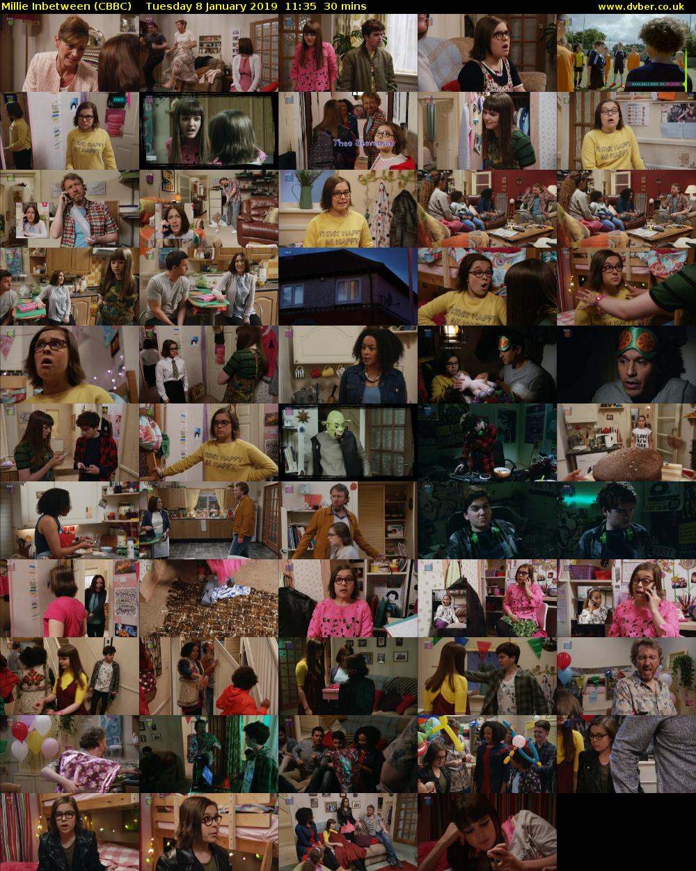 Millie Inbetween (CBBC) Tuesday 8 January 2019 11:35 - 12:05