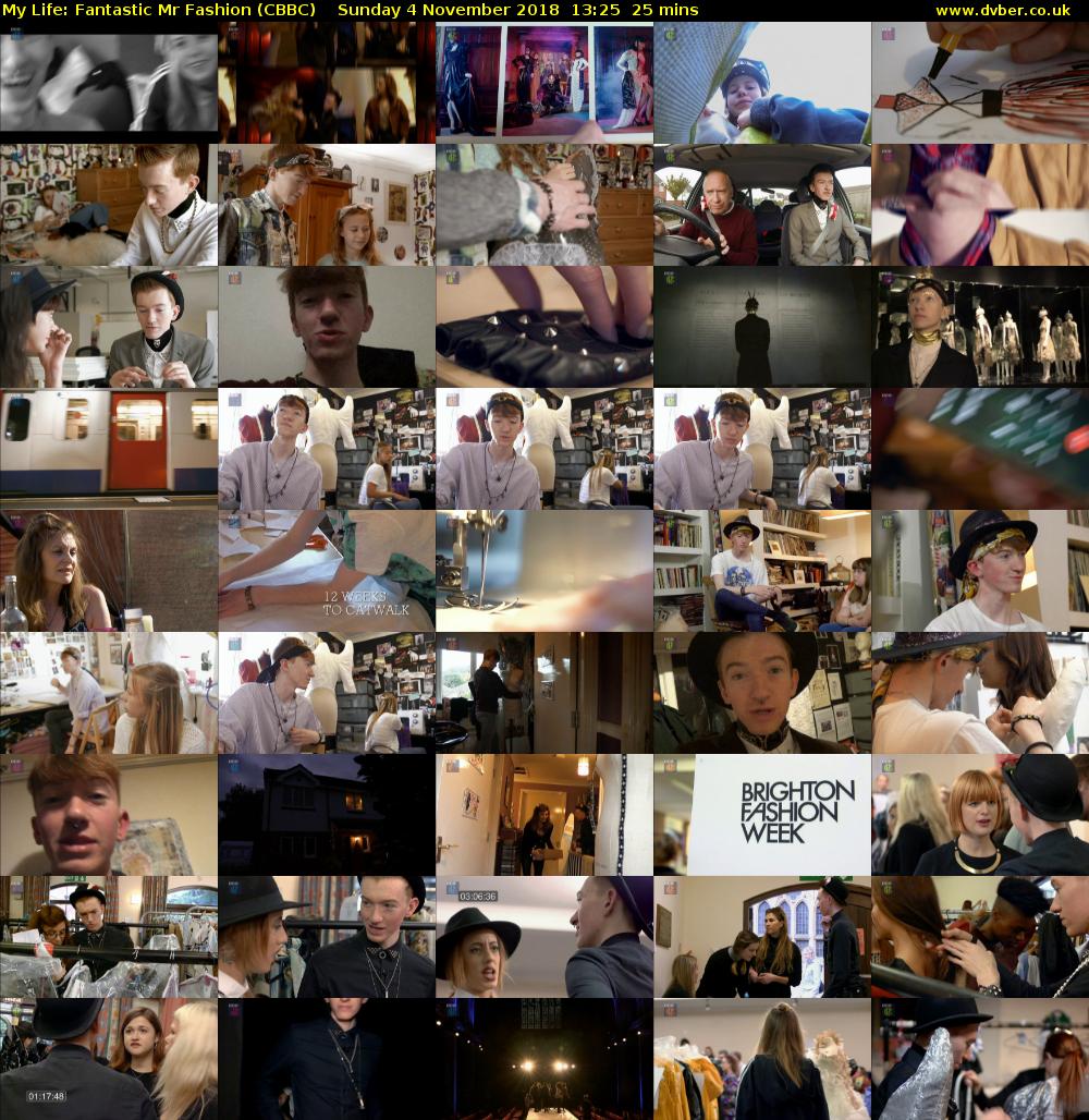 My Life: Fantastic Mr Fashion (CBBC) Sunday 4 November 2018 13:25 - 13:50