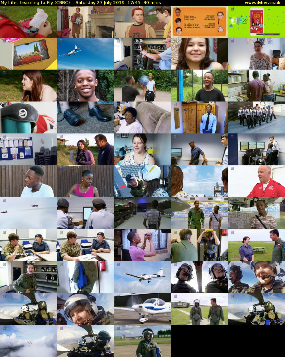 My Life: Learning to Fly (CBBC) Saturday 27 July 2019 17:45 - 18:15