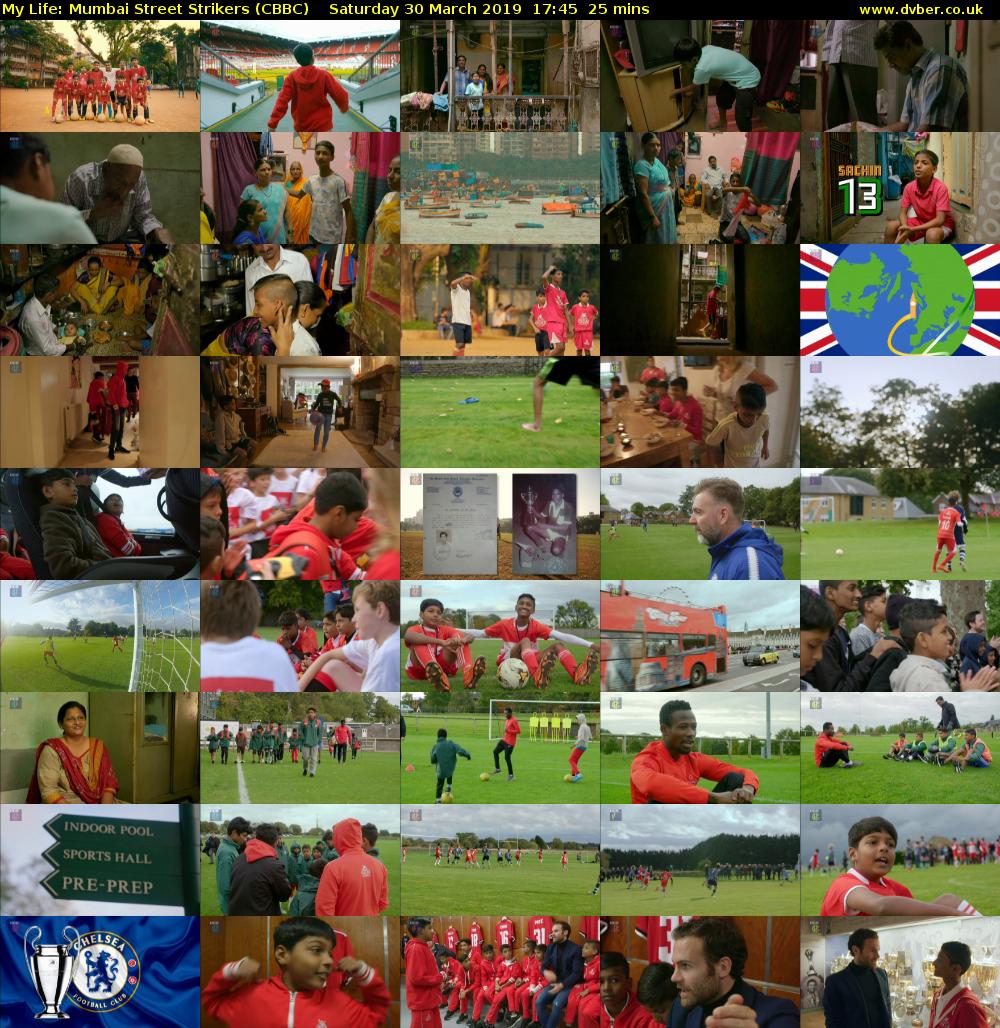 My Life: Mumbai Street Strikers (CBBC) Saturday 30 March 2019 17:45 - 18:10