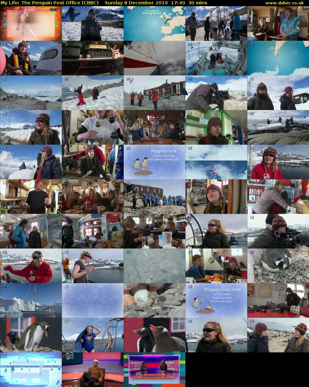 My Life: The Penguin Post Office (CBBC) Sunday 8 December 2019 17:40 - 18:10