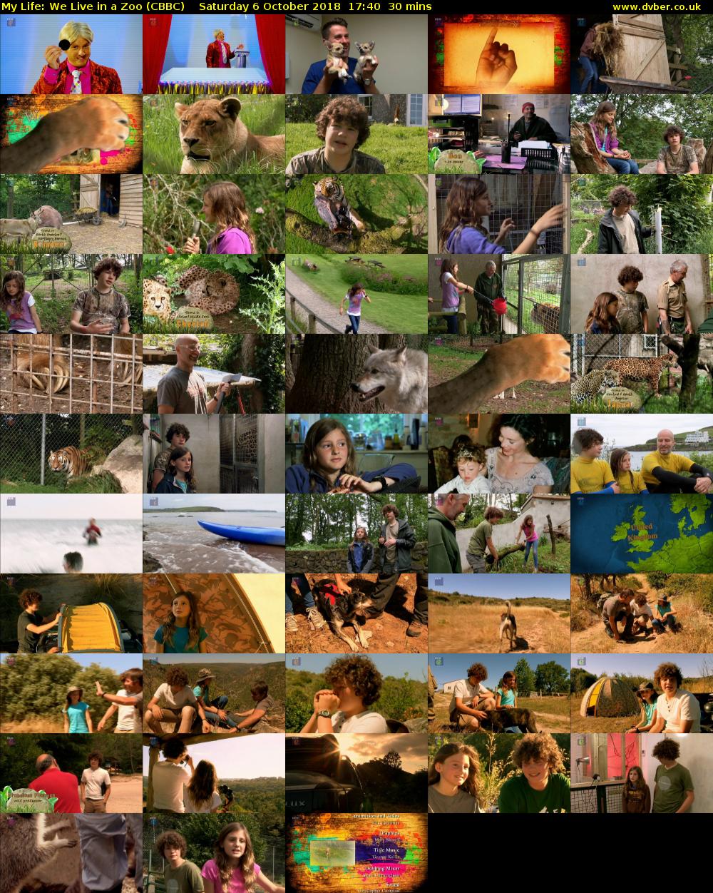 My Life: We Live in a Zoo (CBBC) Saturday 6 October 2018 17:40 - 18:10