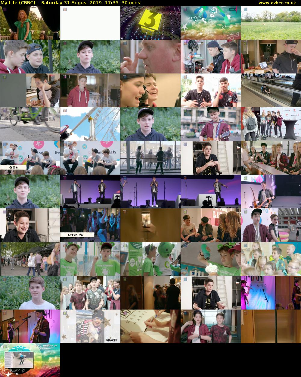My Life (CBBC) Saturday 31 August 2019 17:35 - 18:05