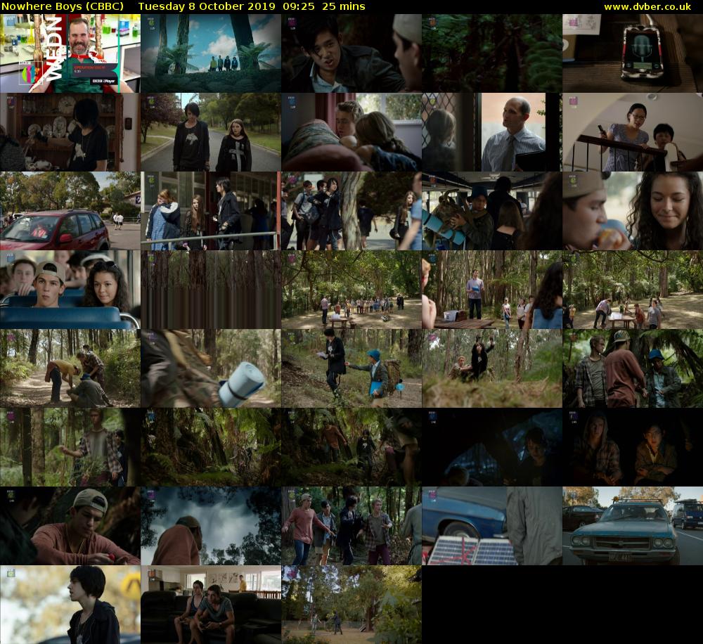 Nowhere Boys (CBBC) Tuesday 8 October 2019 09:25 - 09:50