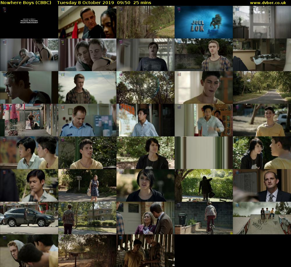 Nowhere Boys (CBBC) Tuesday 8 October 2019 09:50 - 10:15