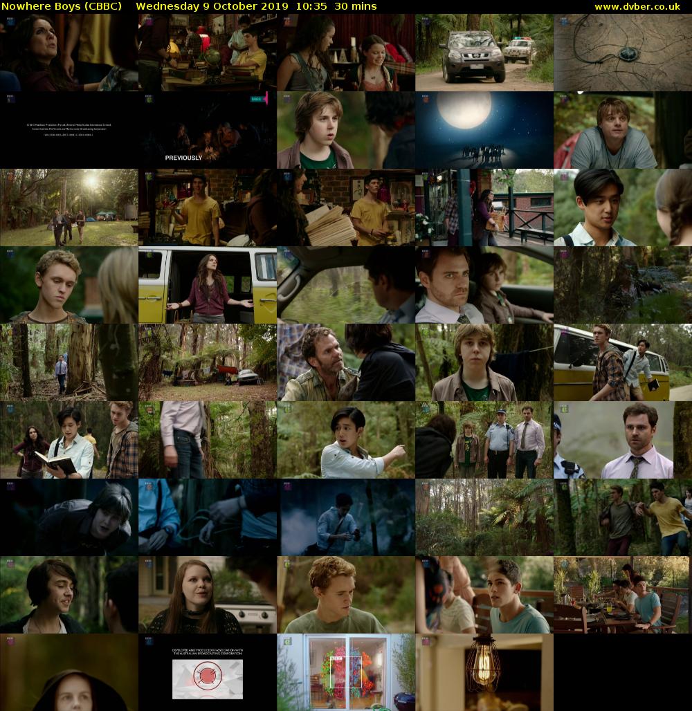 Nowhere Boys (CBBC) Wednesday 9 October 2019 10:35 - 11:05