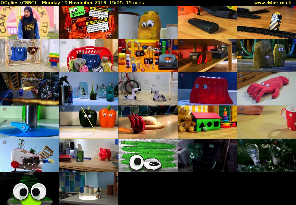 OOglies (CBBC) Monday 19 November 2018 15:25 - 15:40
